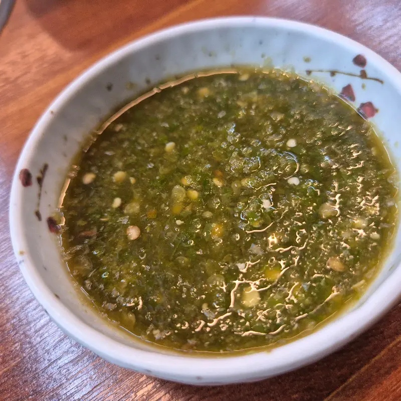 독특한 매력의 쪽갈비 소스