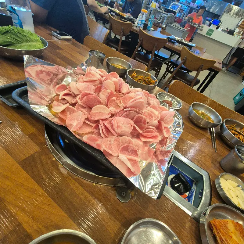 봉용불고기 한 상 차림