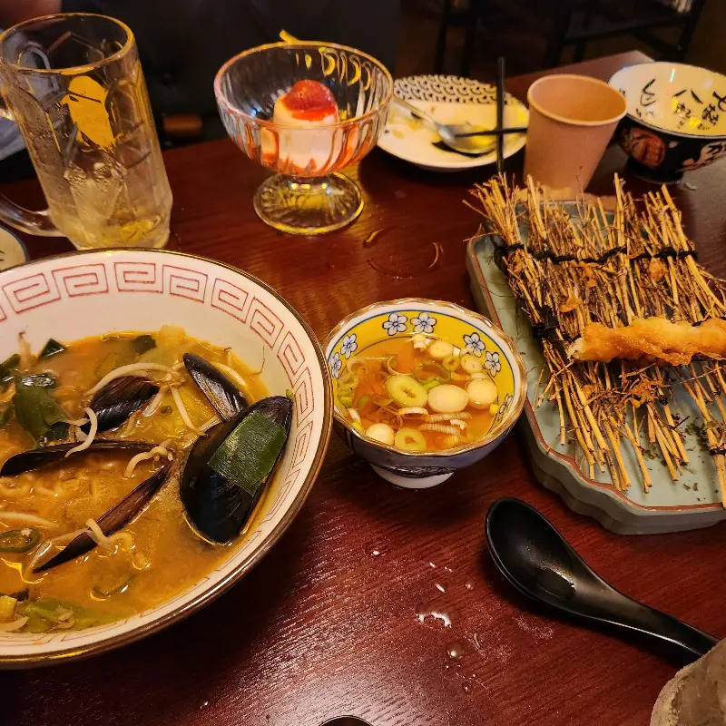 센베로 한 상 차림