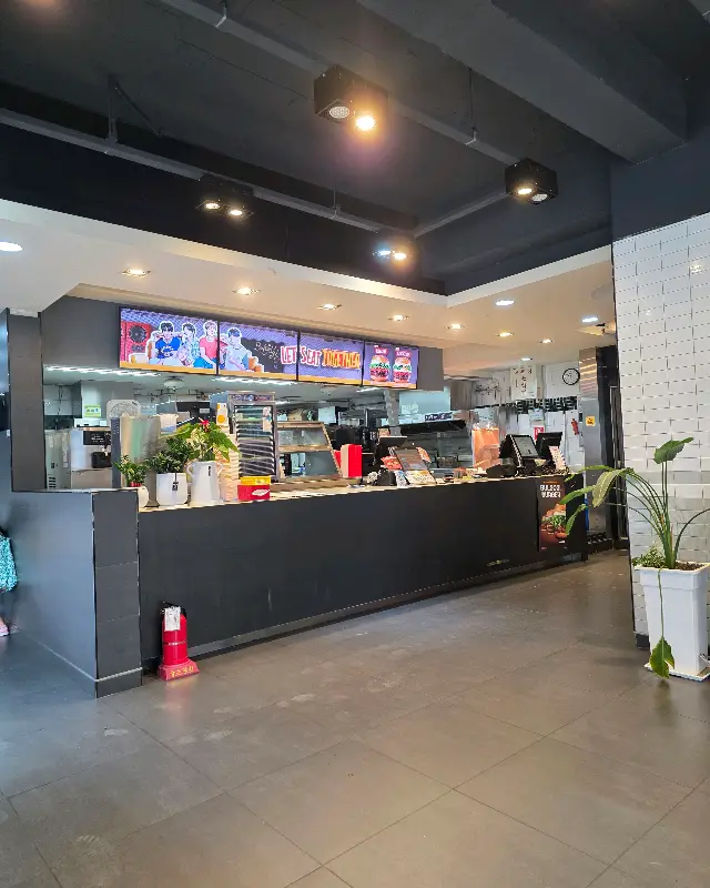 롯데리아 카운터