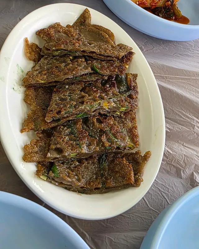 겉바속쫀 감자전