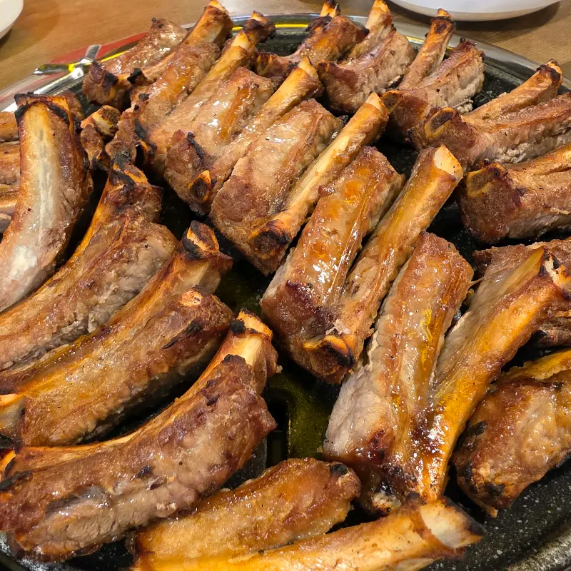 먹음직스러운 쪽갈비