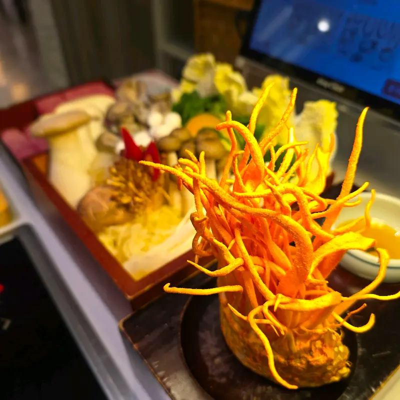 샤브샤브에 들어가는 다양한 버섯