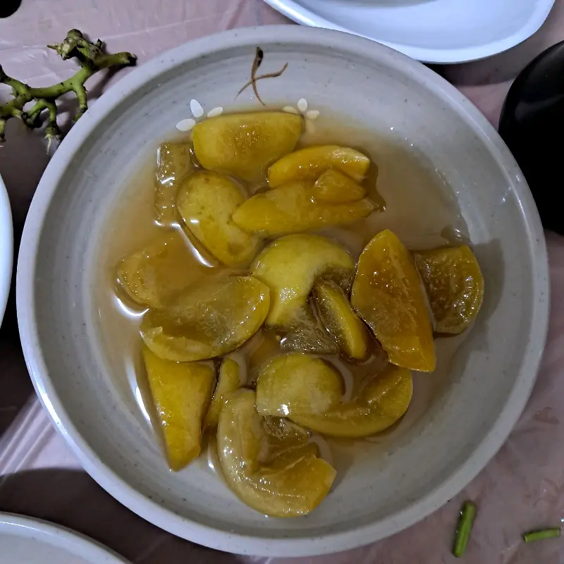 환상적인 맛의 매실 장아찌