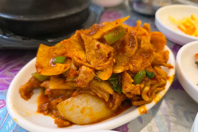 매콤한 오삼불고기