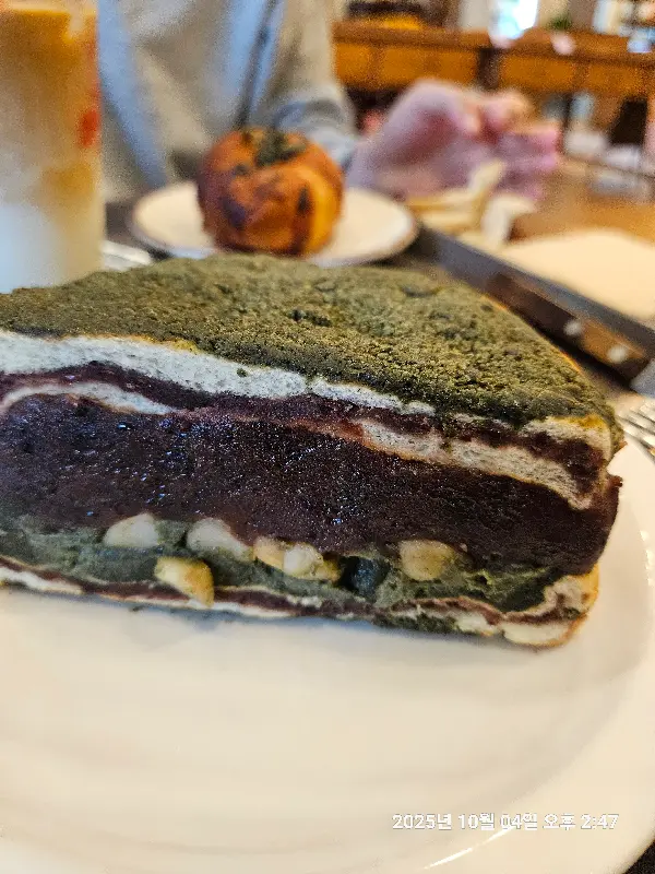 맘모스 빵 근접샷