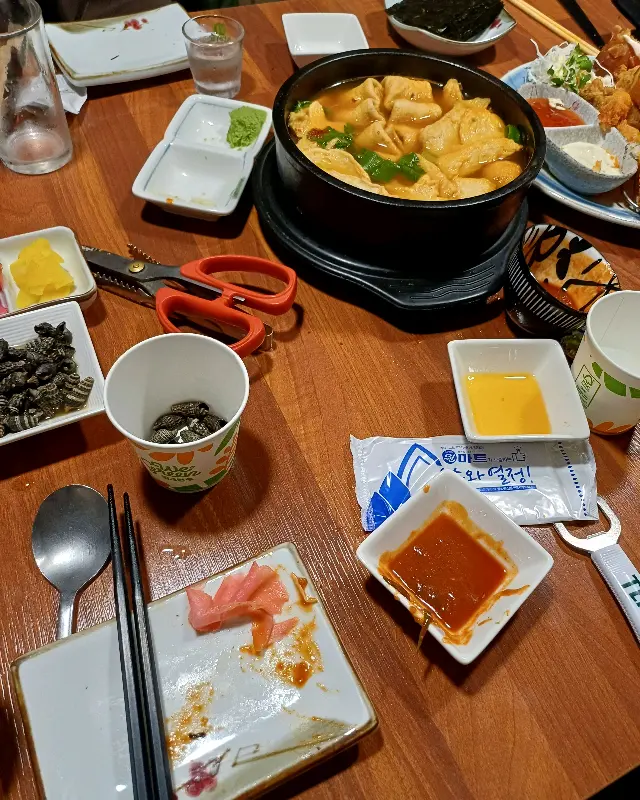 시원한 물회 한 그릇