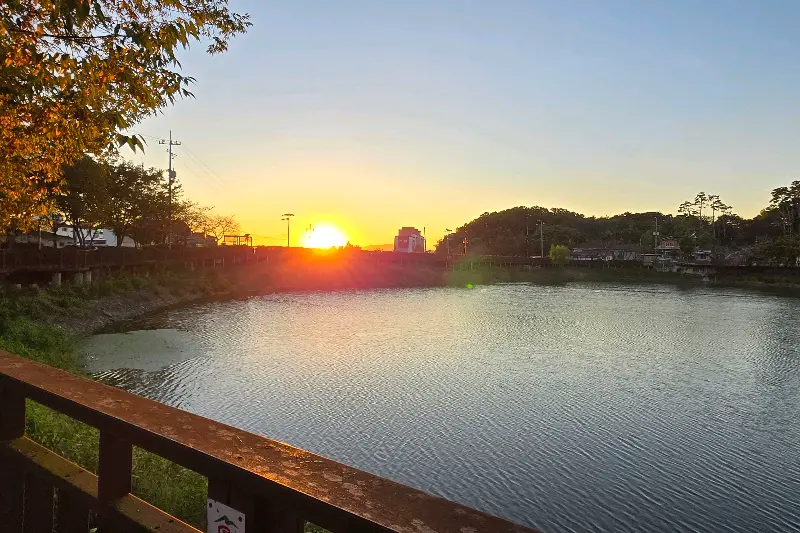 알리스타에서 바라본 노을