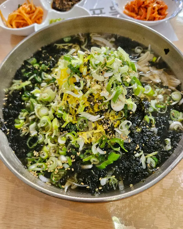 메밀 온국수 전체샷