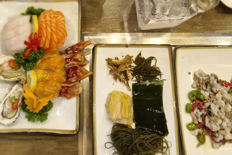 다채로운 해산물 모듬