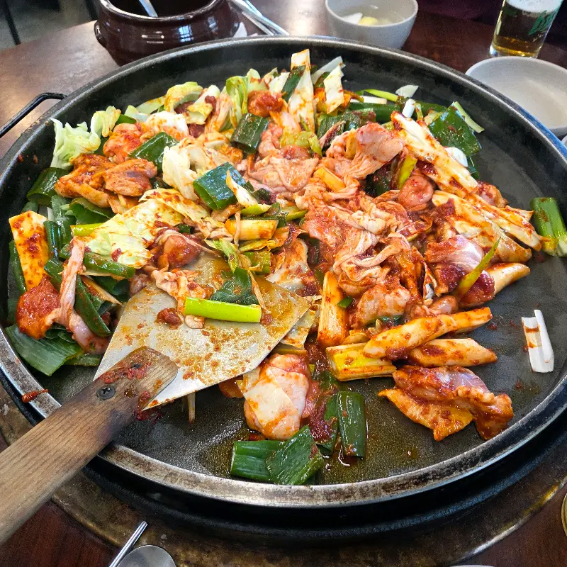 닭갈비 비주얼