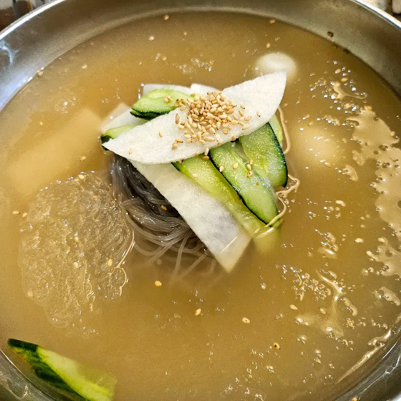 시원한 물냉면