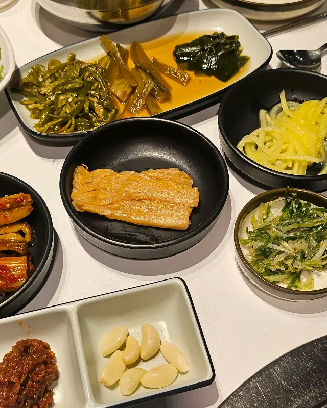 다양한 밑반찬