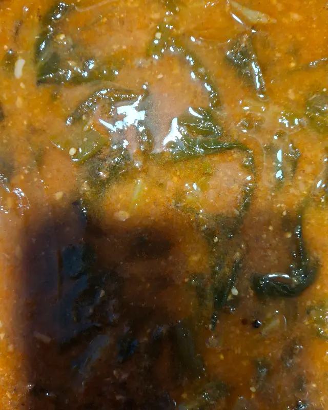 추어탕 클로즈업 사진