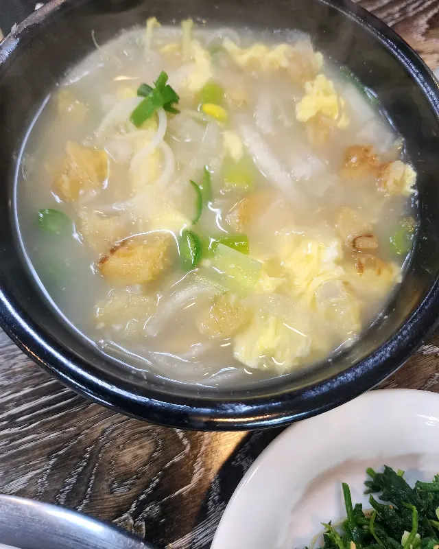 황태해장국의 모습