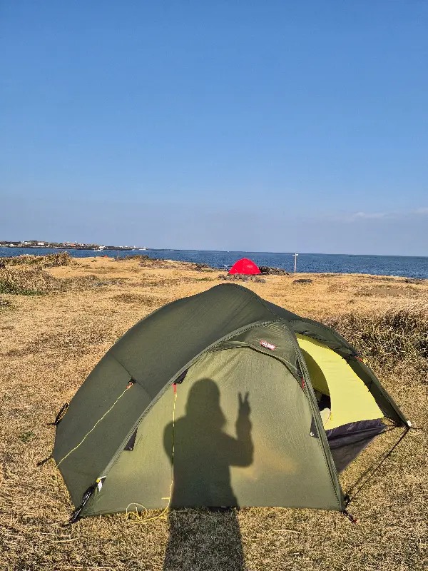 각지불 근처 해변