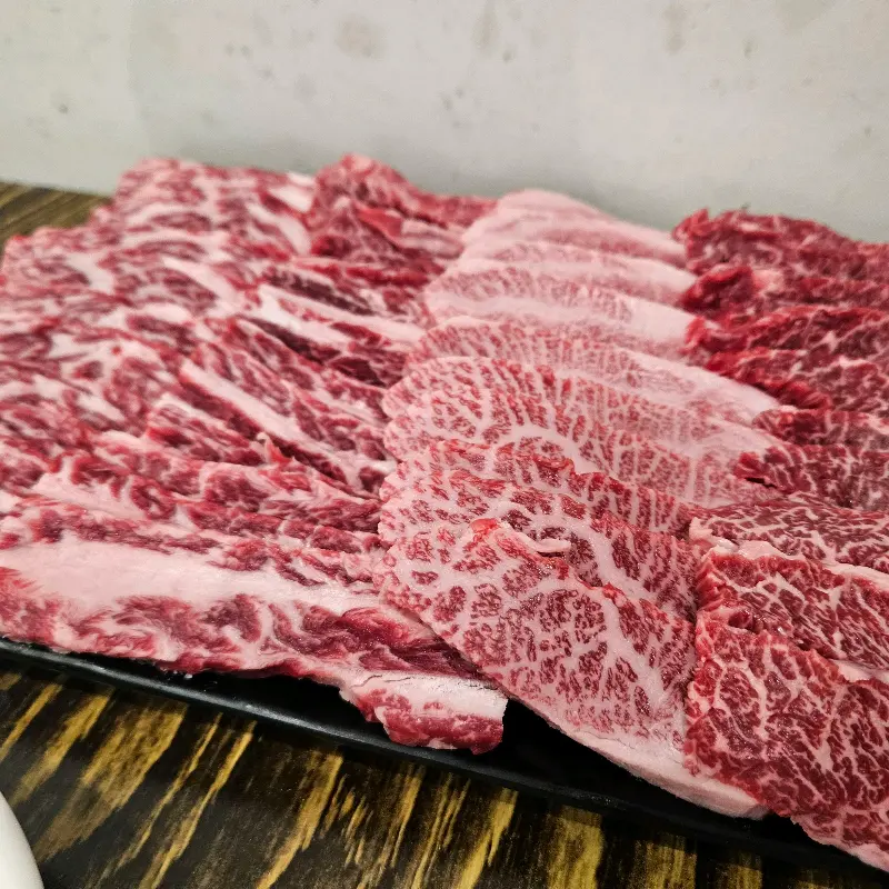 마블링이 환상적인 한우