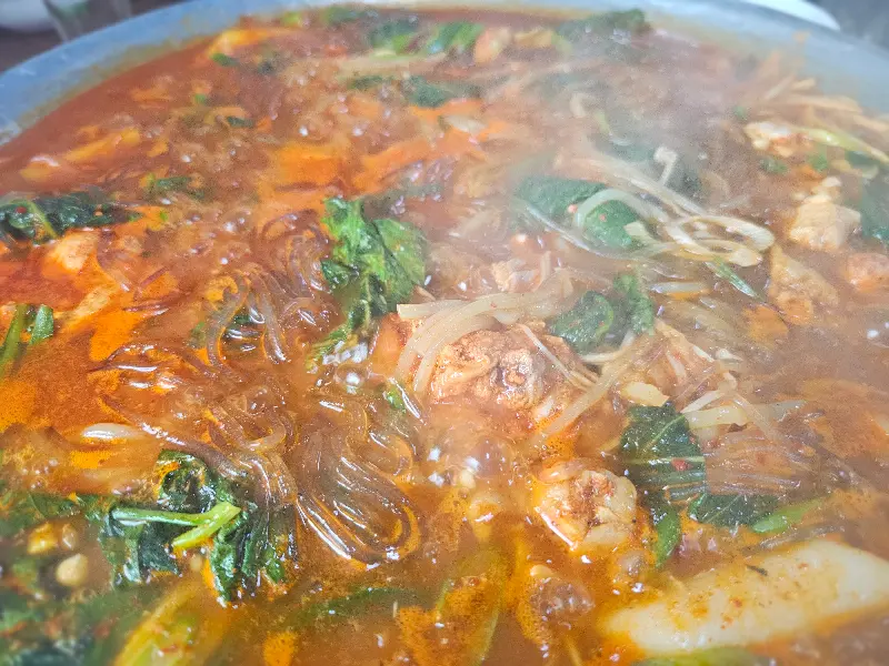 물닭갈비 먹음직스러운 비주얼