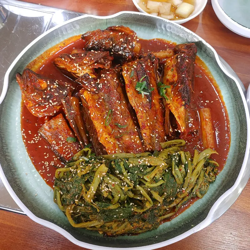 푸짐한 코다리조림 한 상