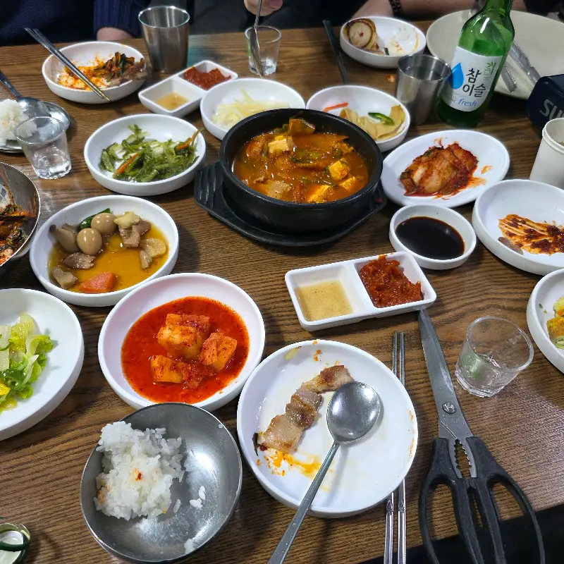 푸짐한 한상차림