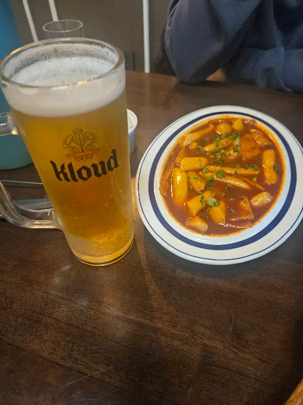 정갈하게 담겨 나온 튀김