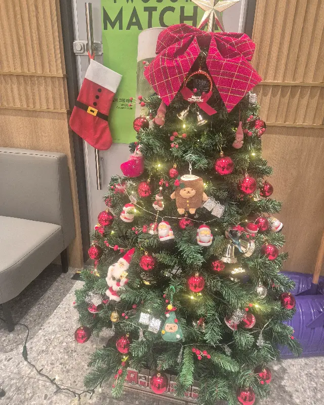 투썸플레이스 크리스마스 트리