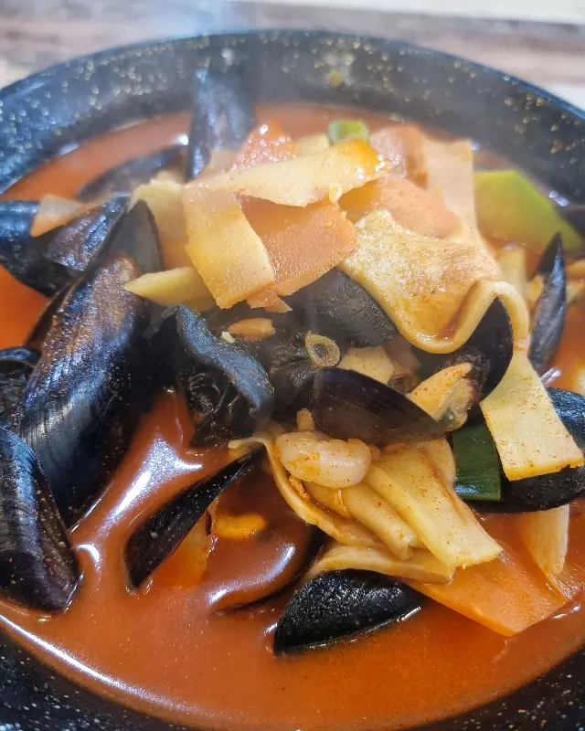해물이 가득한 짬뽕