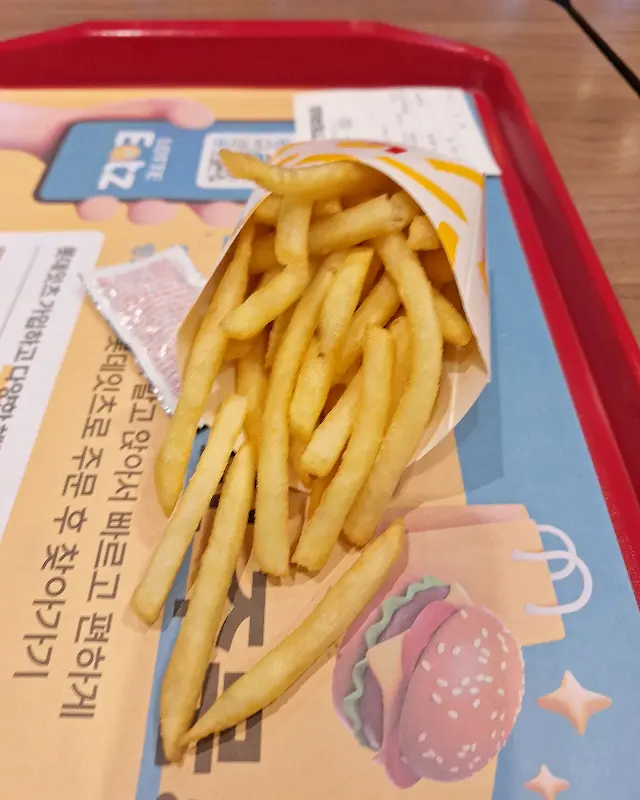 롯데리아 감자튀김