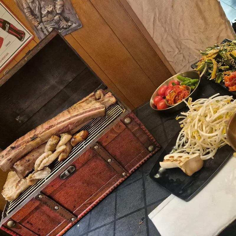 보물상자에서 갓 꺼낸 우대갈비의 위엄.