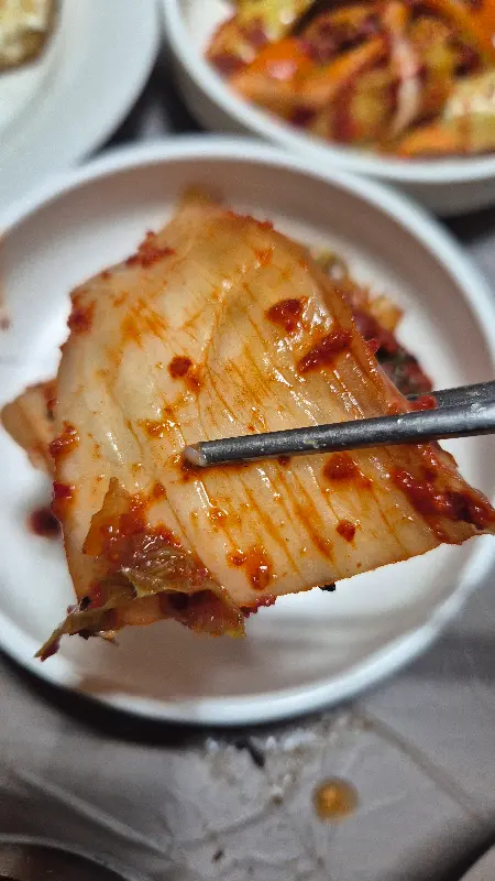 맛깔스러운 김치