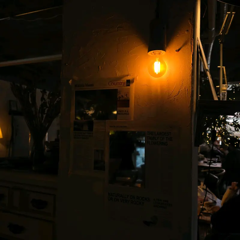 카페 내부 테이블