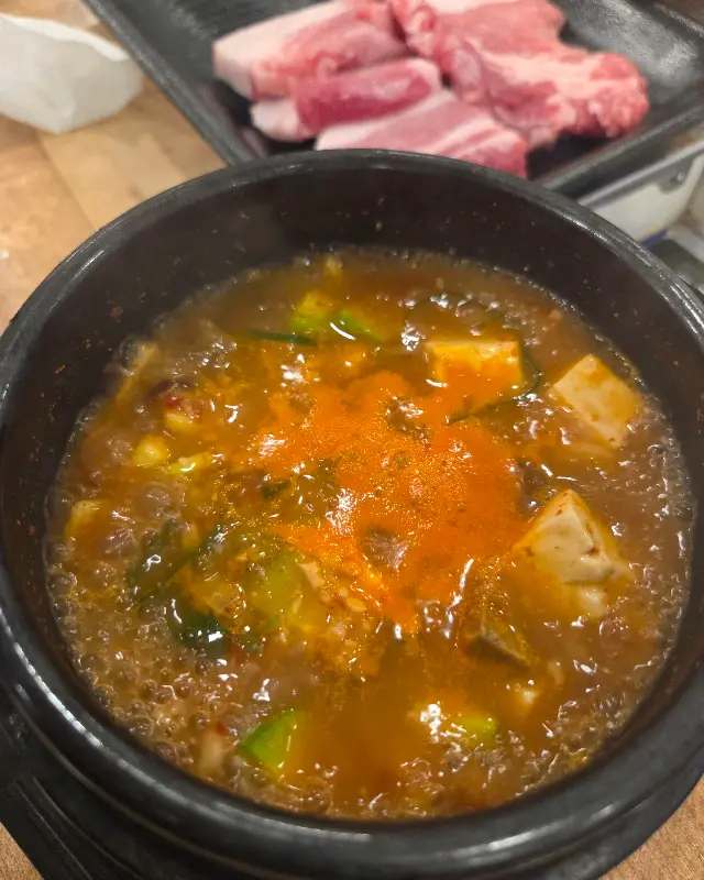 식당 내부의 모습