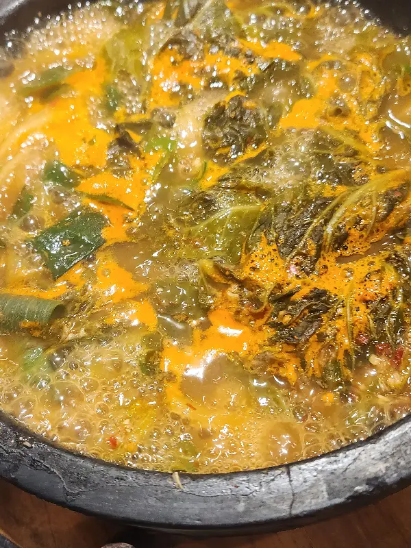 구수한 시래기 된장찌개