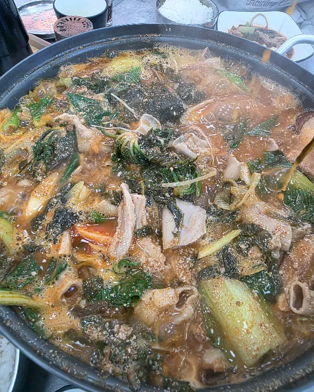 곱창 전골