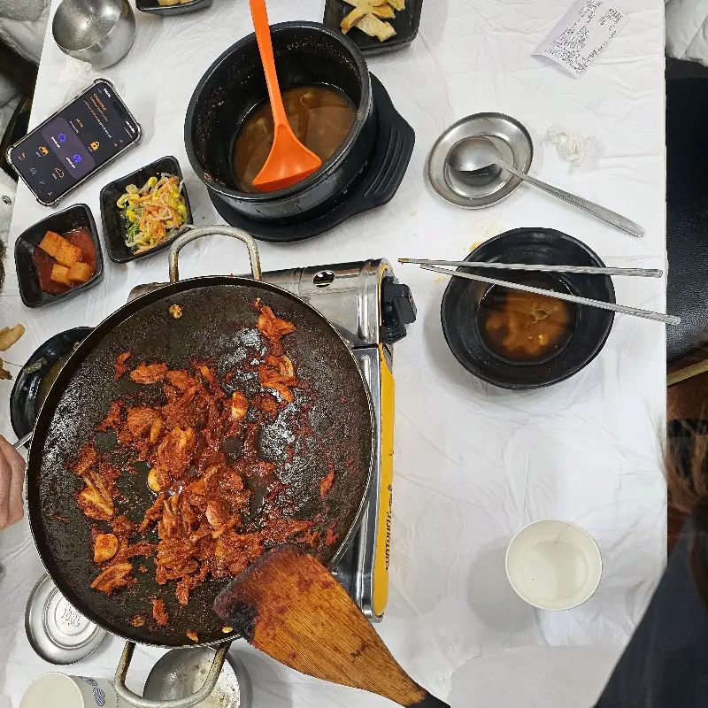 전주식당에서 맛있는 식사