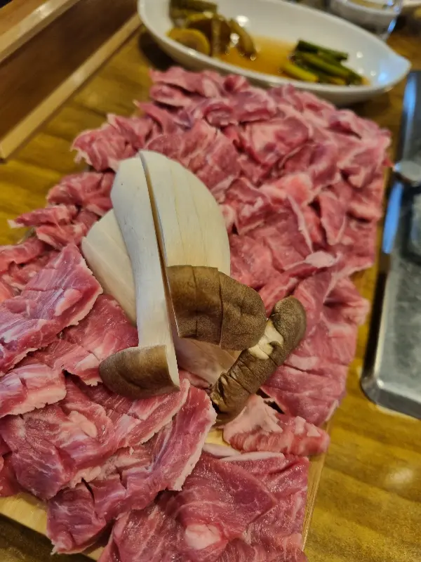 양념 갈매기살의 아름다운 자태