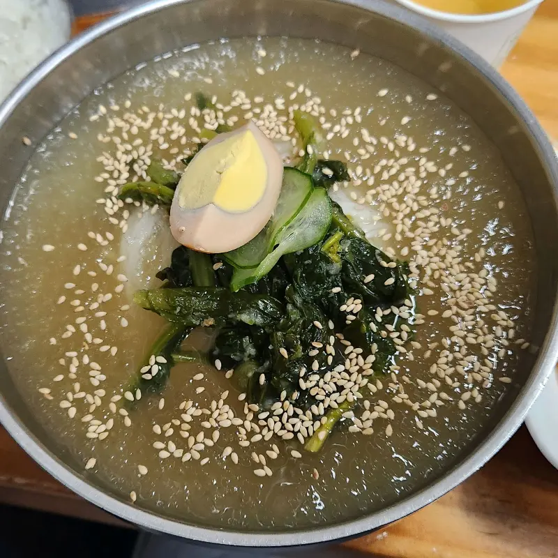 시원한 열무국수