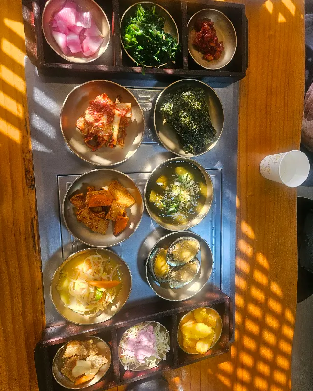 전복솥밥 한상차림