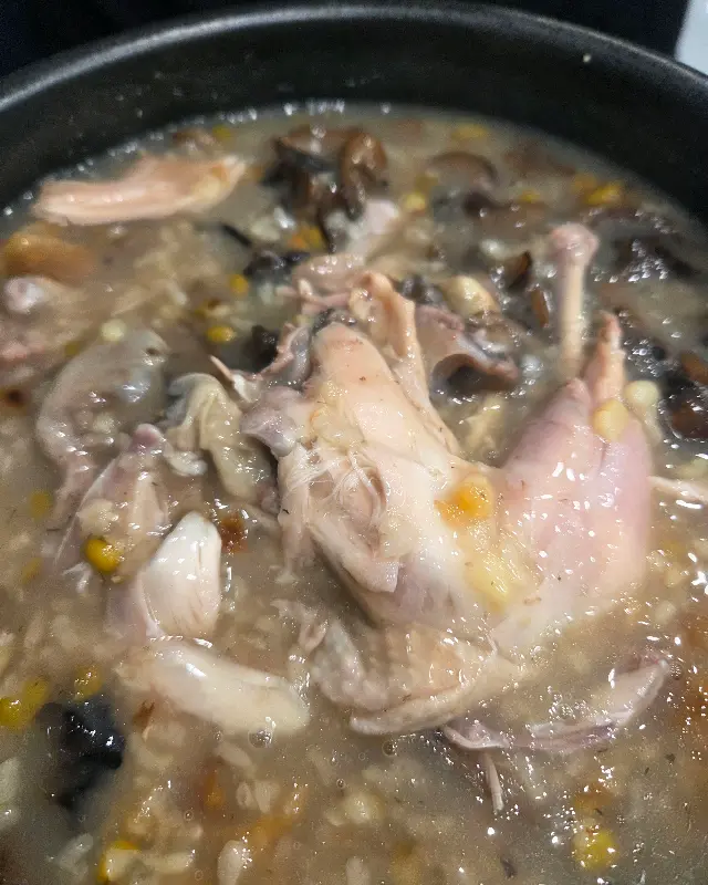 닭고기 클로즈업