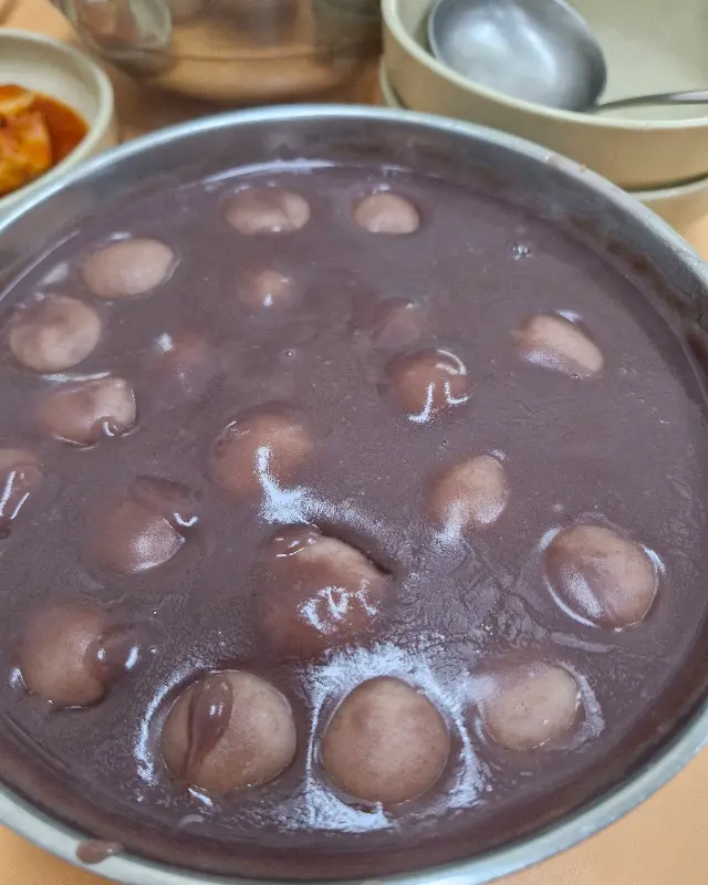 영광분식 동지죽