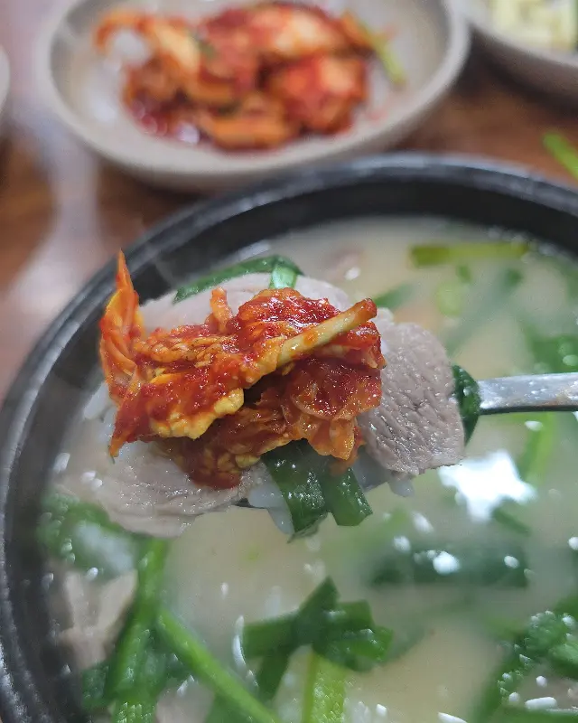 김치와 돼지고기