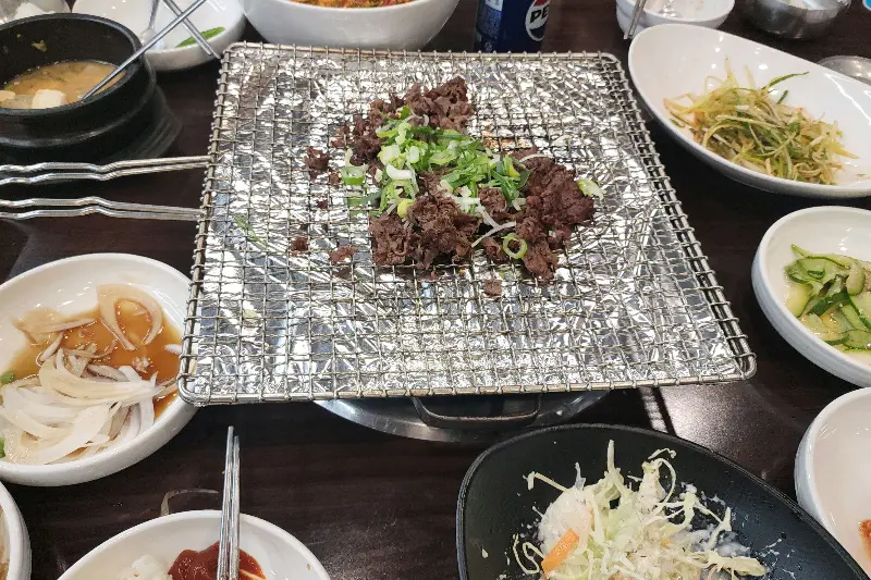 푸짐한 언양불고기 한상