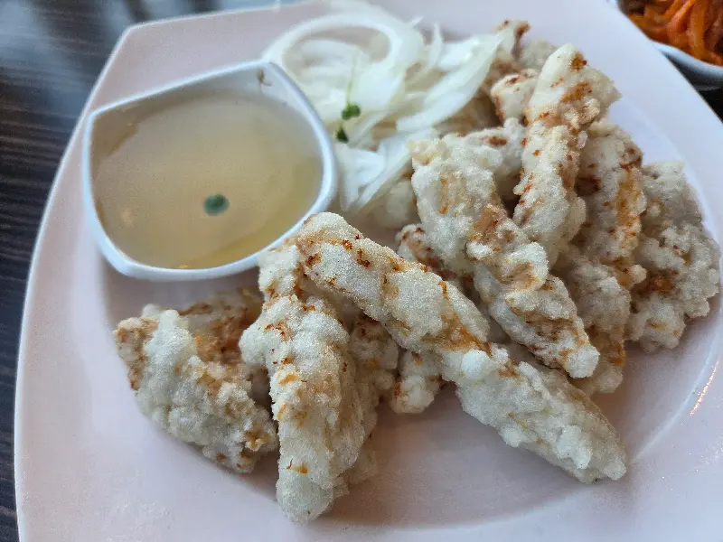 바삭하고 쫀득한 찹쌀 탕수육