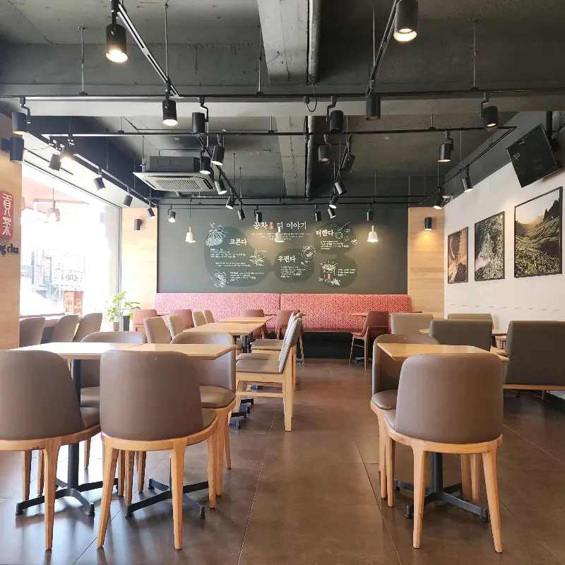 공차 영천점 내부 전경