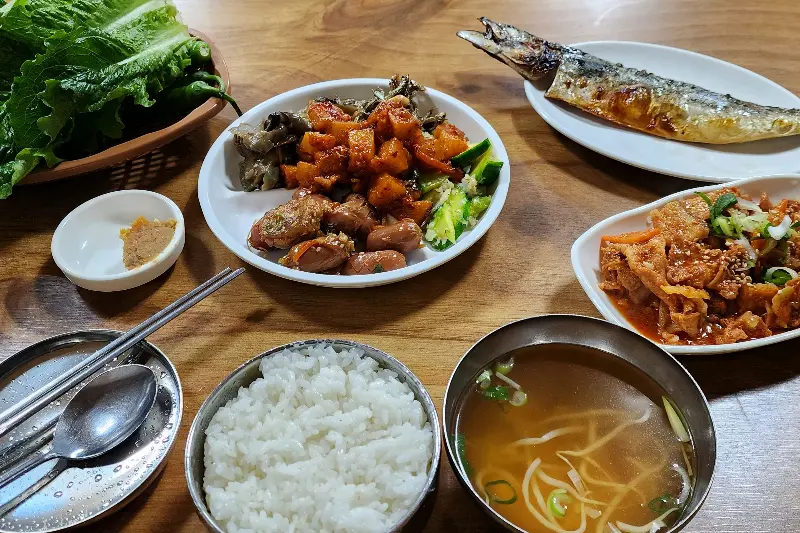 정갈한 한상차림