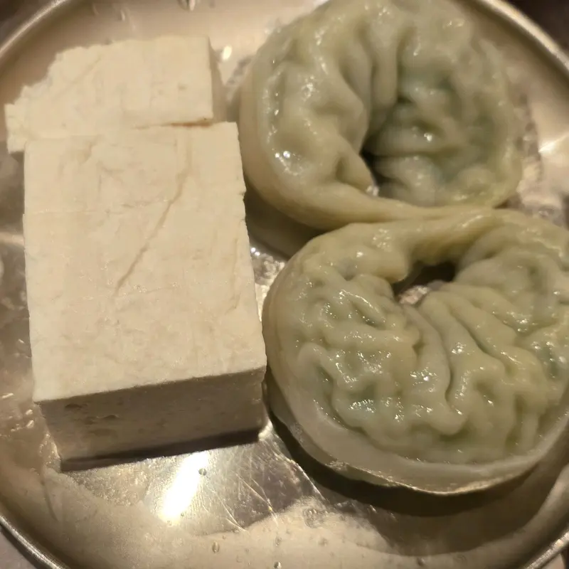만두와 두부