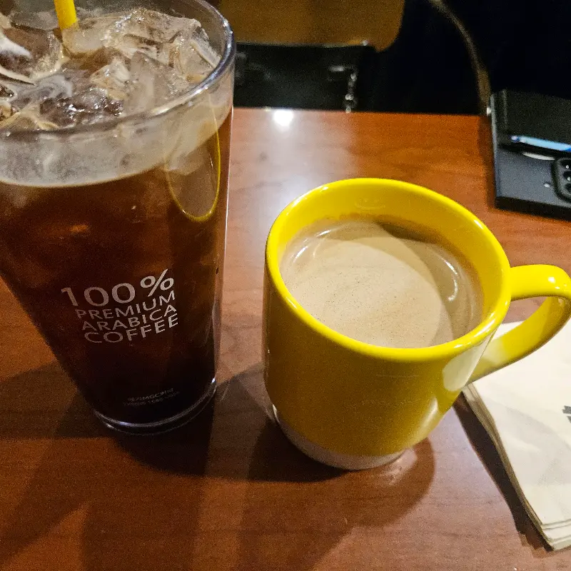 아이스 아메리카노와 라떼