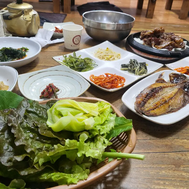 싱싱한 쌈 채소