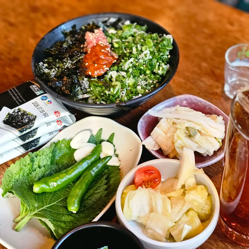 럭키상회의 메뉴판