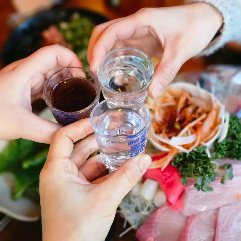 고등어회와 술 한 잔